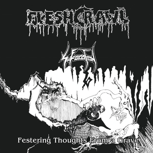 fleshcrawl – festering thoughts from a grave [compilation]