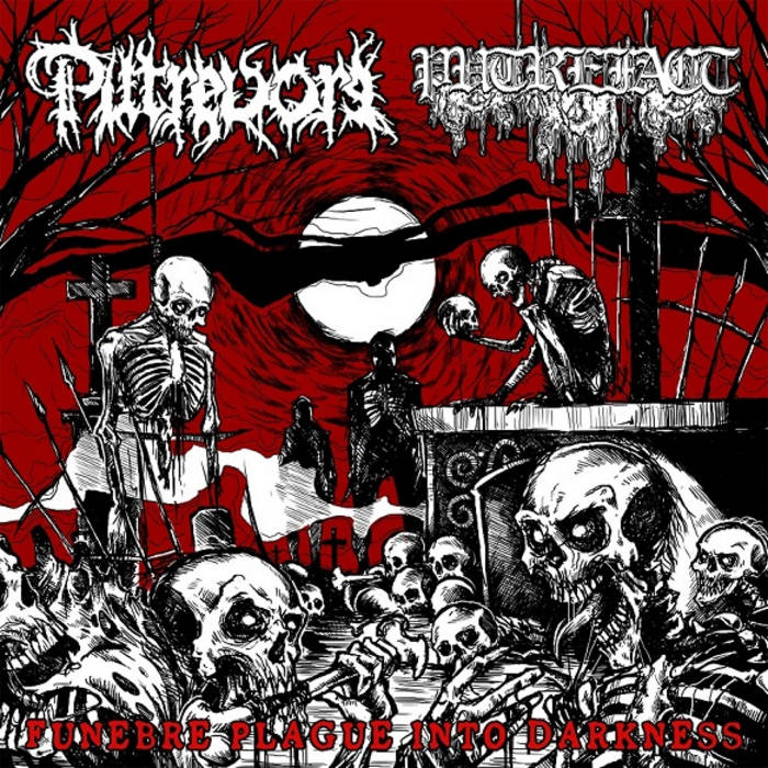 putrevore / putrefact – funebre plague into darkness [split]