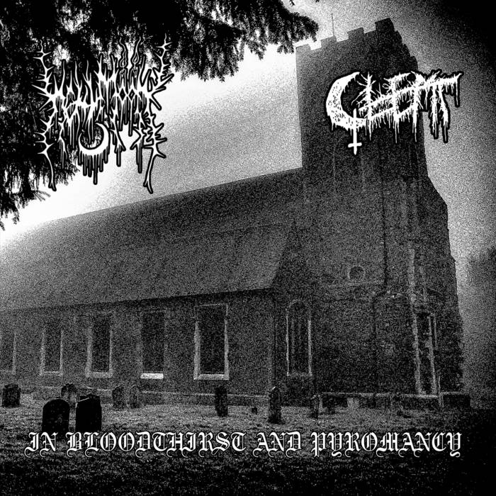 hellmoon / glemt – in bloodthirst and pyromancy [split]