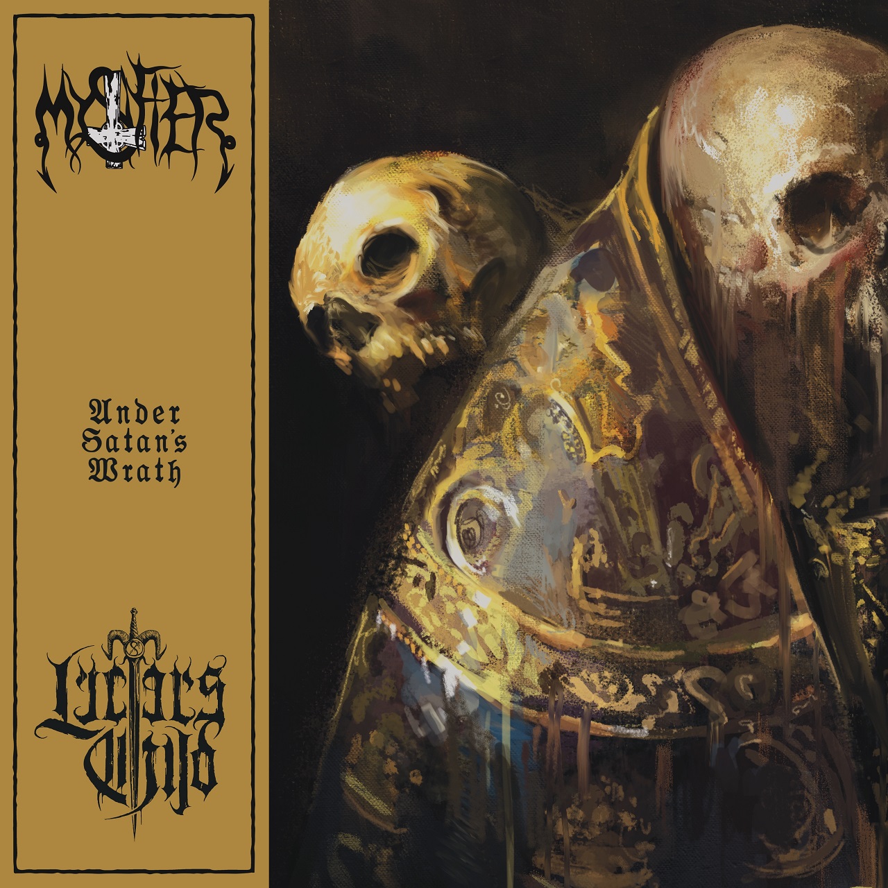 mystifier / lucifer’s child – under satan’s wrath [split]