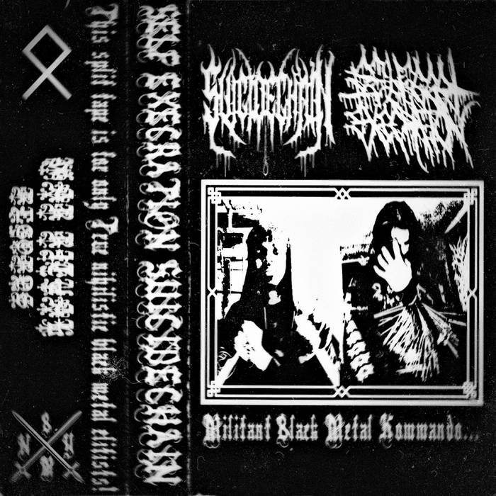 self execration / suicidechain – militant black metal kommando… [split]