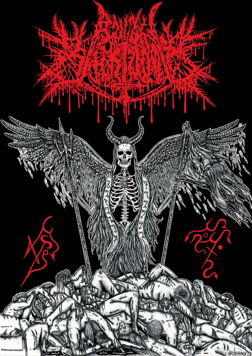 cult ov black blood – apocalyptic banner ov abaddon
